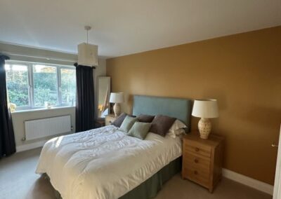 Bedroom interior painting
